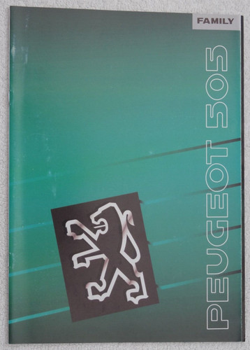 Peugeot 505 family brochure - peugeot,
