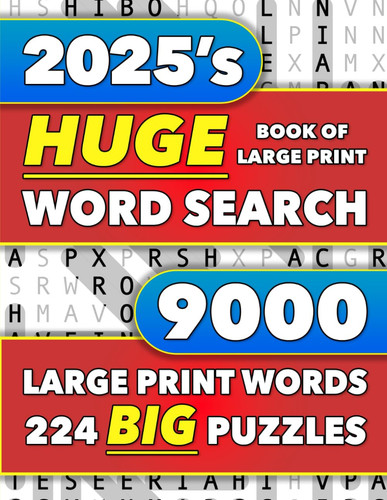 Huge book large print word - huge,