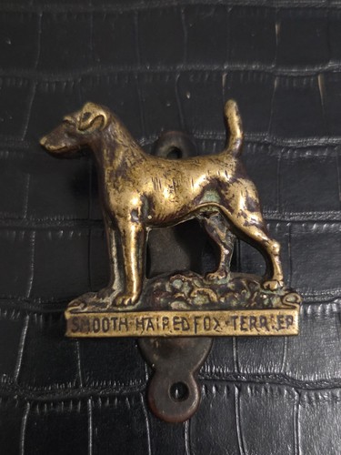 Vintage brass door knocker - vintage,