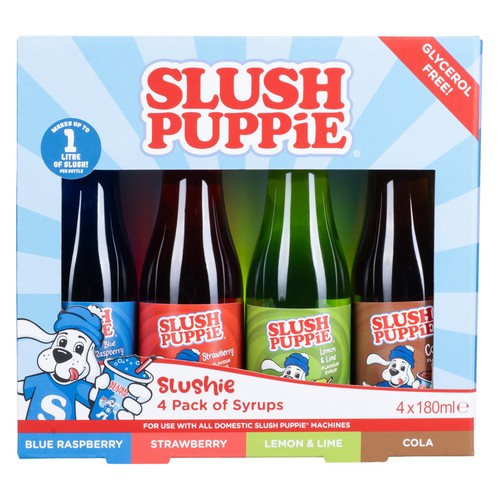 Slush puppie pack syrups - 4,