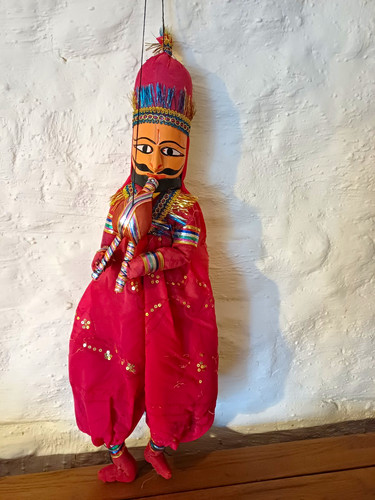 Vintage rajasthani kathputli - vintage,