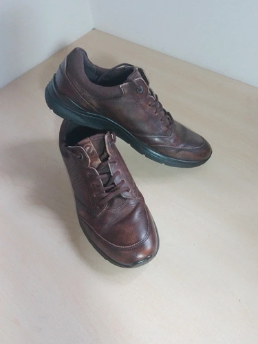 Ecco brown leather shoes - brown,