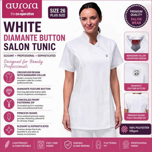 Womans salon tunic spa - salon,