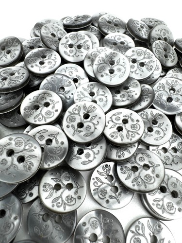 100 13mm pearly - 100, grey