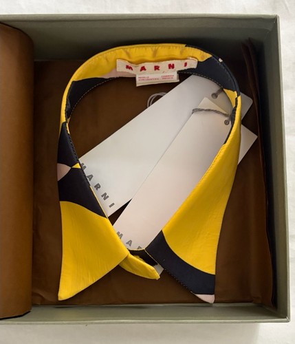Marni yellow black collar - marni,