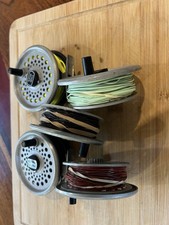 Two Leeda Rimfly Reels With