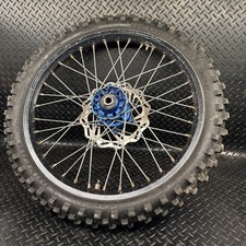 Yamaha YZF 450/250 FRONT WHEEL 2008 - 2013 BLUE HUB BLACK RIM