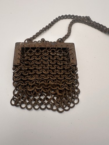Antique chain mail mesh purse - mesh,