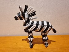 African wire beaded Zebra
