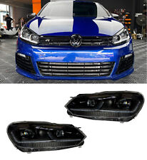 XENON HEADLIGHTS SEQENTIAL INDICATORS BLACK LINE MK7.5 LOOK FOR VW GOLF MK6