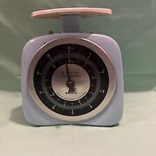 Vintage Krups  Kitchen Weighing Scales, 10lb, Retro, Baby Blue, Made In Ireland 