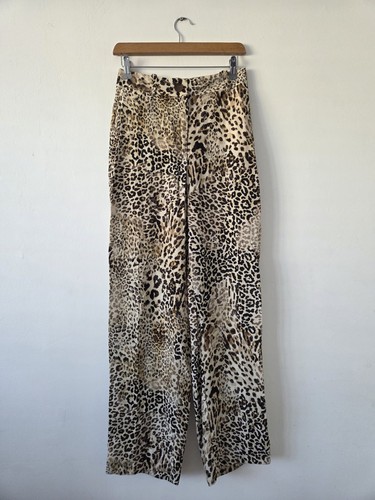 Zara leopard print wide - zara, leg