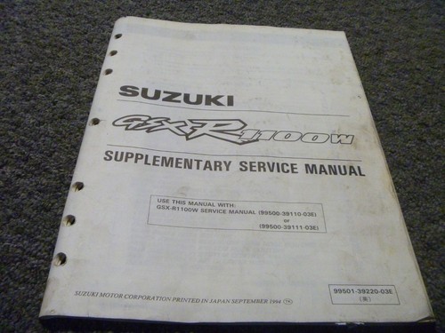 1995 suzuki gsx r1100ws - suzuki, gsx-r1100ws