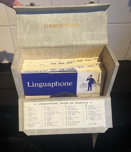 Vintage linguaphone french - vintage,