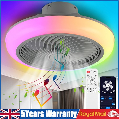 Led rgb ceiling - led, fan