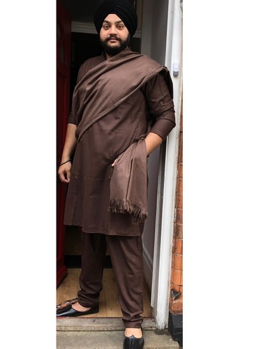 Men woollen shawl lohi - woollen,