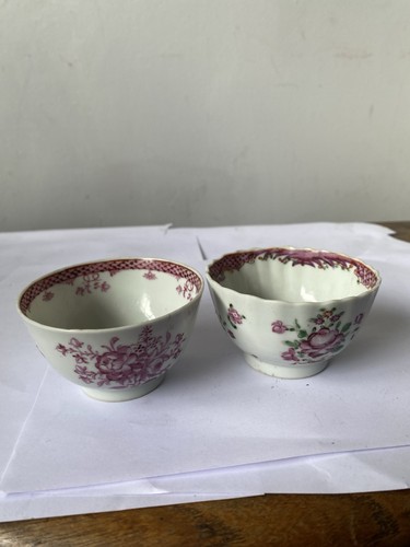 Two famille rose chinese - rose,