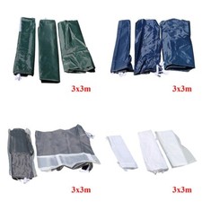 4 Pcs 2X2m/3X3m Gazebo Sides Panels Marquee Canopy Garden Tent Surround Cloth