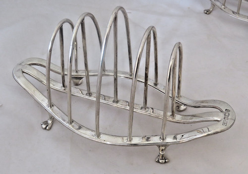 Sterling silver toast rack