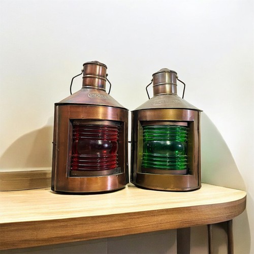 Port starboard lanterns - &,
