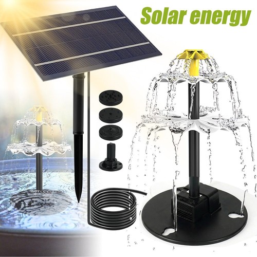 Solar panel powered water - solar,