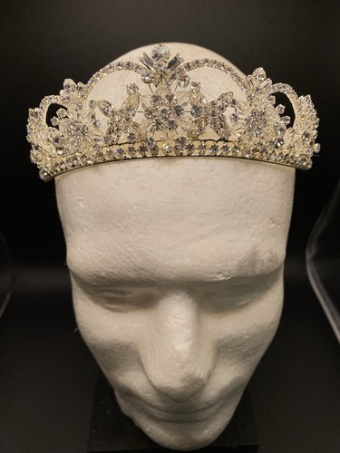 Swarovski crystal flower tiara - swarovski,