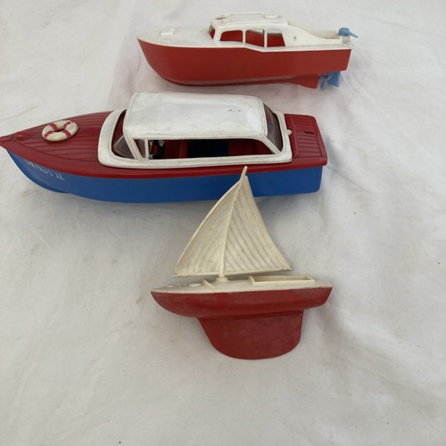 Vintage 1950 model boats x3 - vintage, 1950/60
