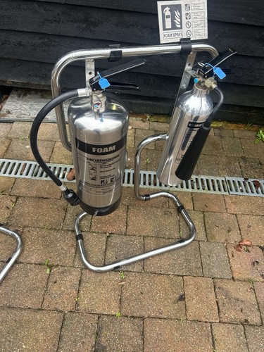 Chrome fire extinguisher - fire,