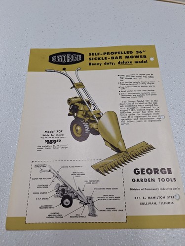 George sickle bar - george,