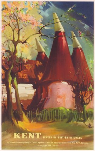 Vintage british railways kent - british,