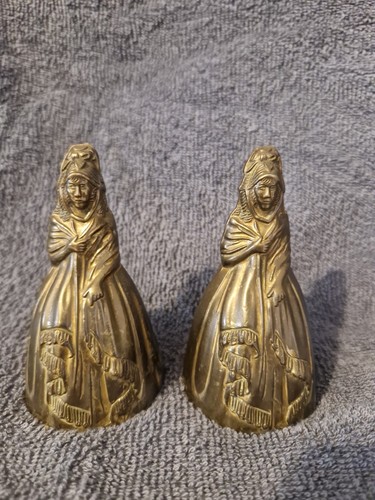 Pair vintage brass - of,