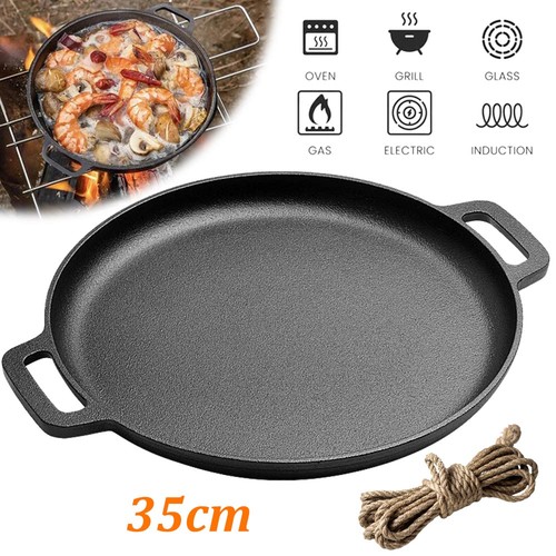 35cm non stick - iron, grill