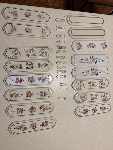 Vintage finger plate door push - finger,