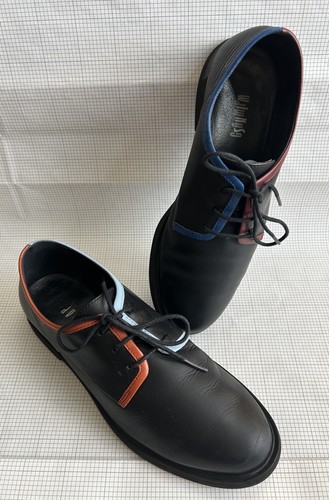 Camper black leather iman - black,