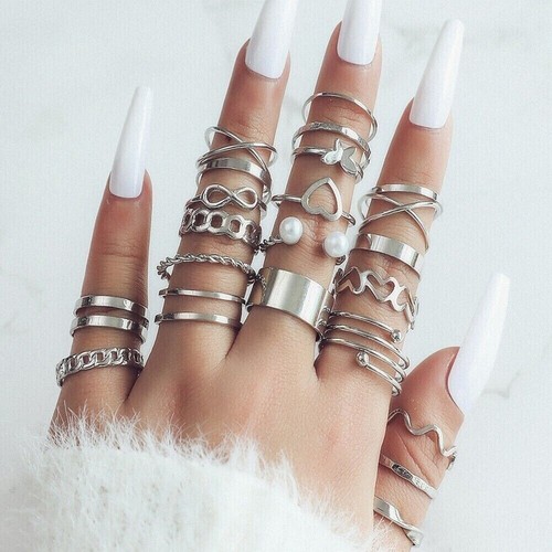 22pcs set women gold - women, gold/silver