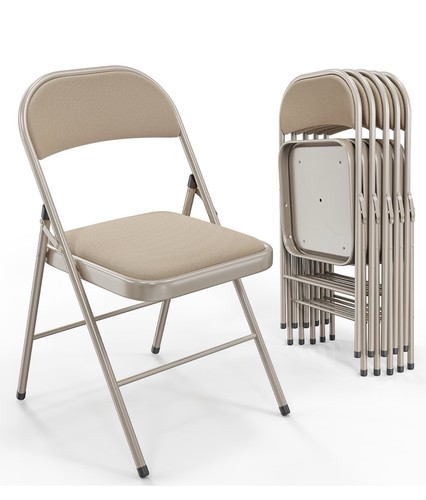 Padded folding chairs pack - 2,