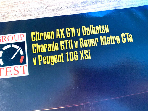 Gti charade gtti - ax, vs