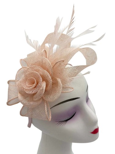 Women flower fascinator - flower, clip