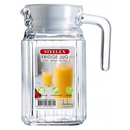 Glass fridge jug with - glass,