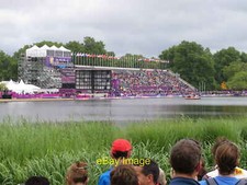 Photo 6x4 Olympics triathlon Hyde Park - temporary spectator stand The st c2012