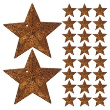  40pcs Rustic Metal Barn Star