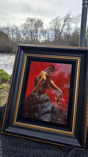 Fabian perez dancer in red - perez,