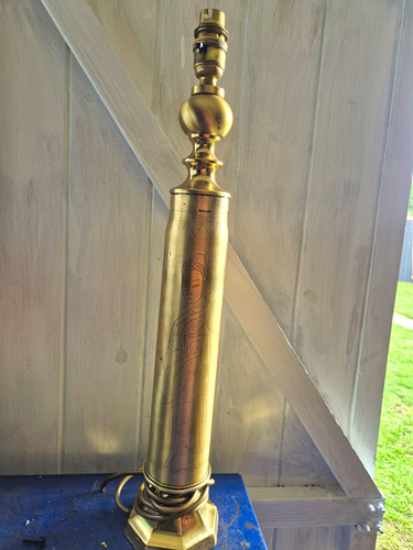 Wwi trench art brass shell - wwi,