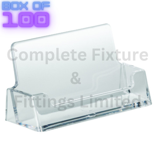 100 acrylic business - x, card