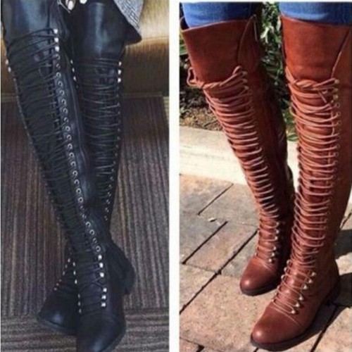 Women over the knee boots - women,