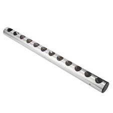 (12 Holes)Stainless Steel Wine Rack Wall Mounted Kitchen Home Bar Holder FI