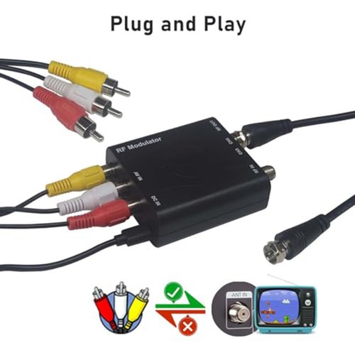 M61a modulator for rca - rf,