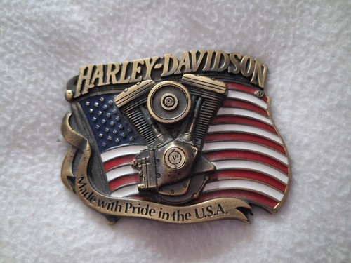 Vintage harley davidson belt - vintage,