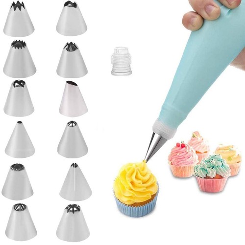 Piping bag tips set - bag,