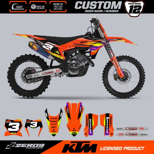 Ktm motocross graphics - motocross, graphics,